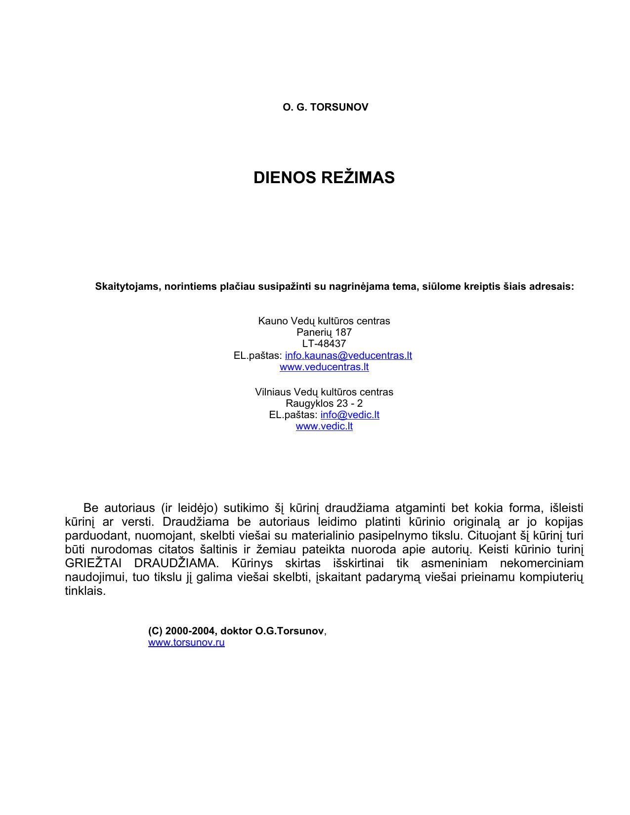 O.G.Torsunov.-.Dienos.rezimas.LT