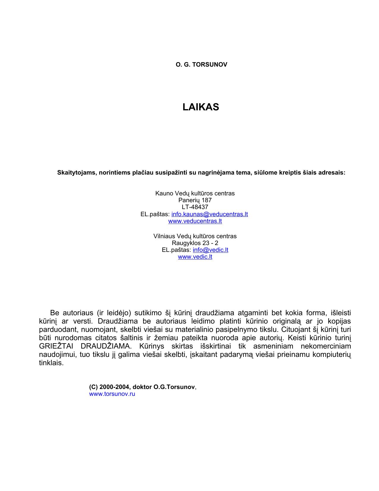 O.G.Torsunov.-.Laikas.LT