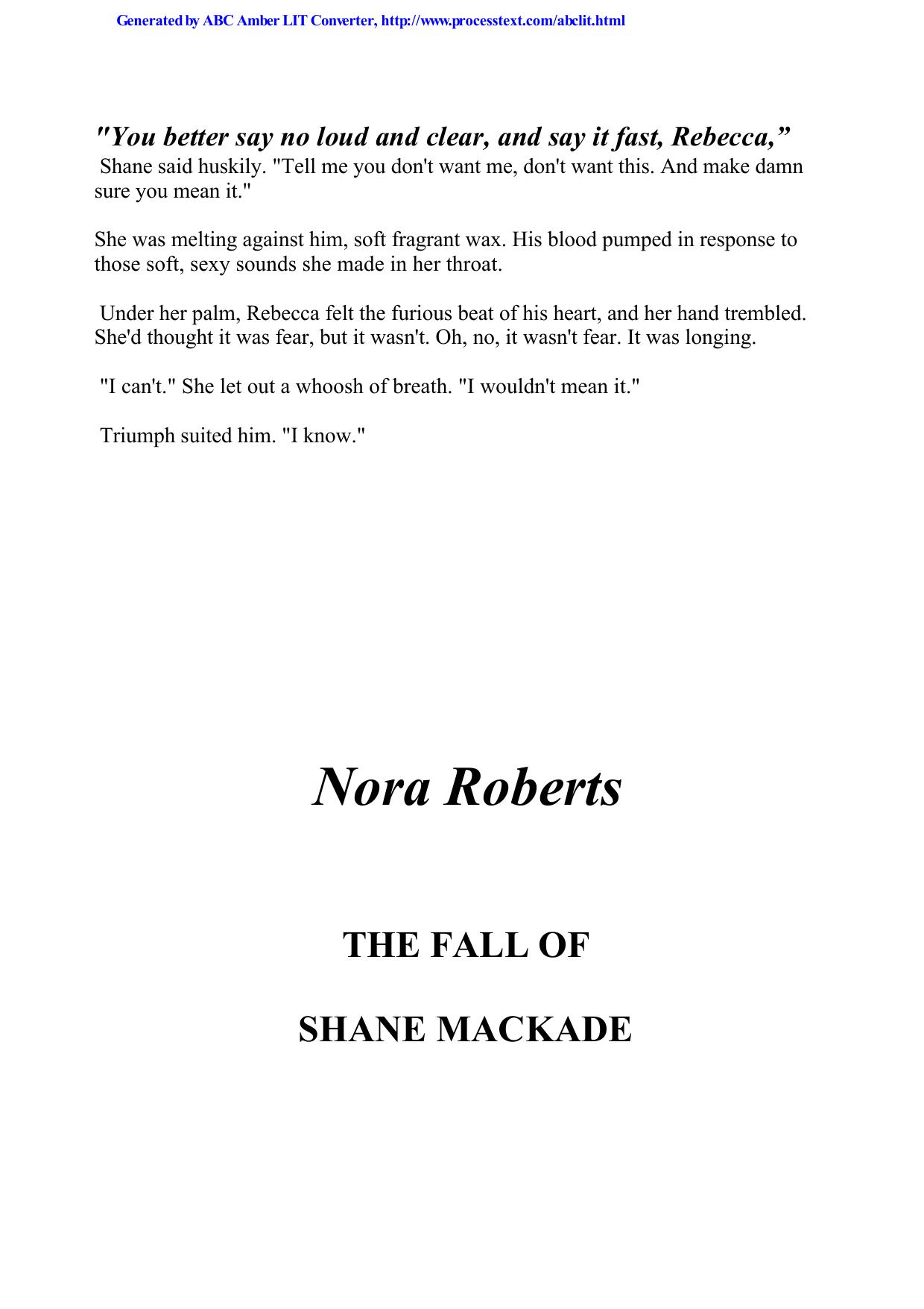 Nora Roberts - The Mackade Brothers 04