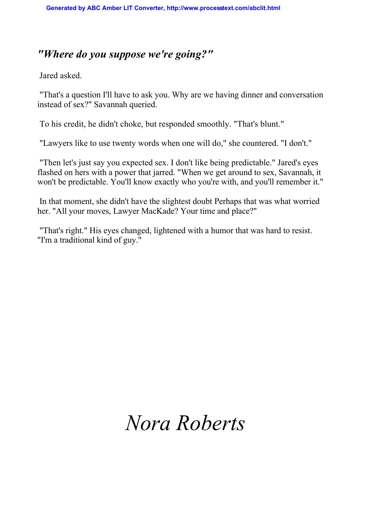 Nora Roberts - The Mackade Brothers 02