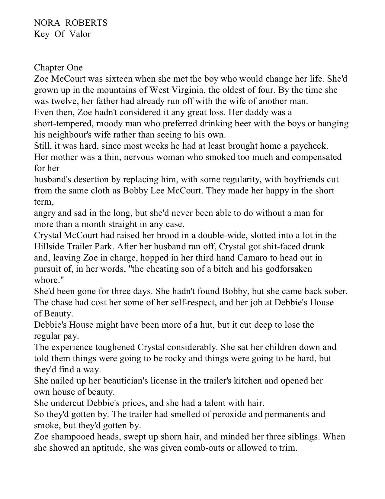 Nora Roberts - Key 03
