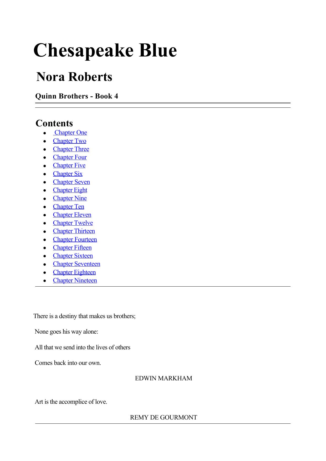 Nora Roberts - Quinn Brothers 04