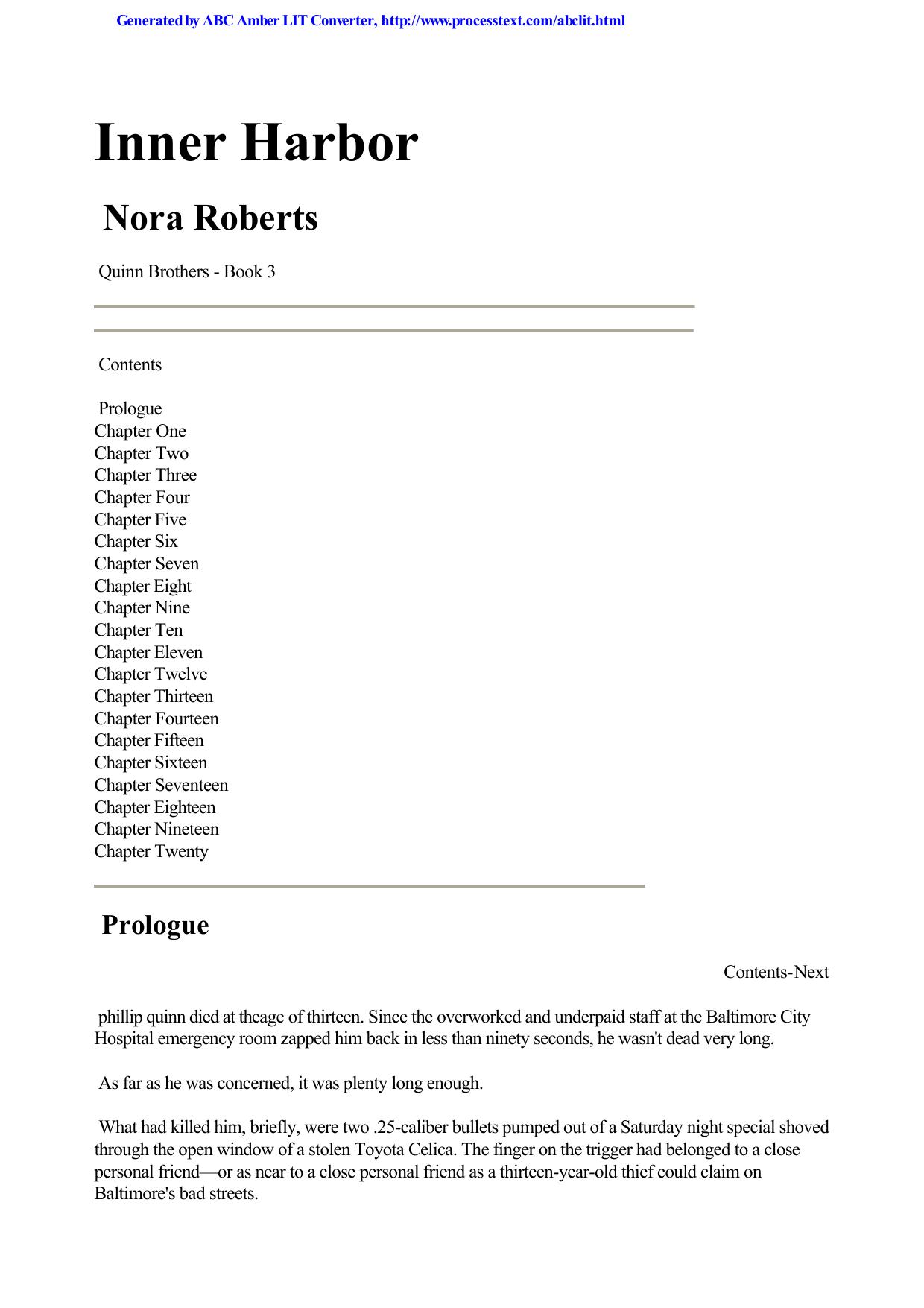 Nora Roberts - Quinn Brothers 03