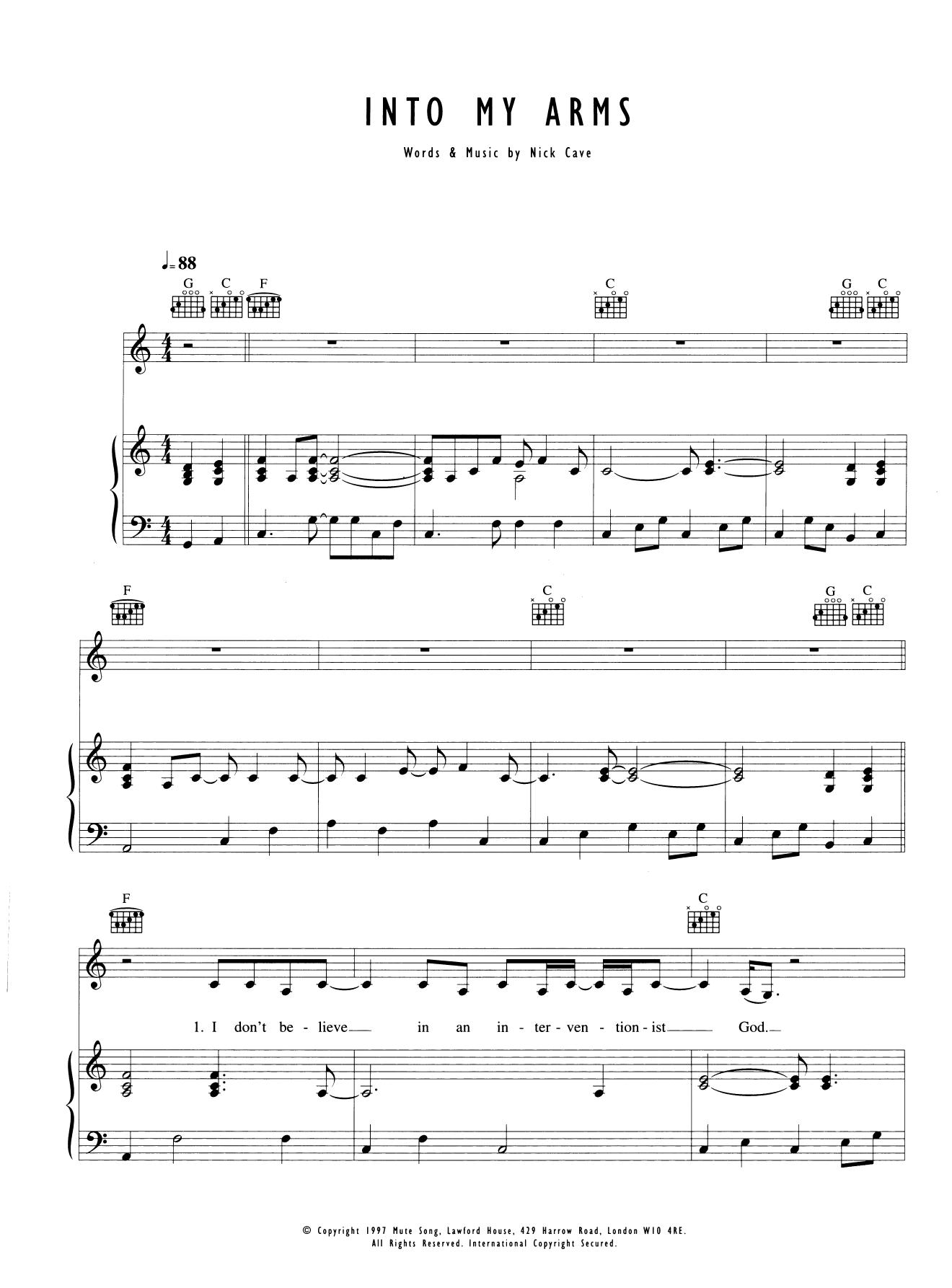 Into My Arms
