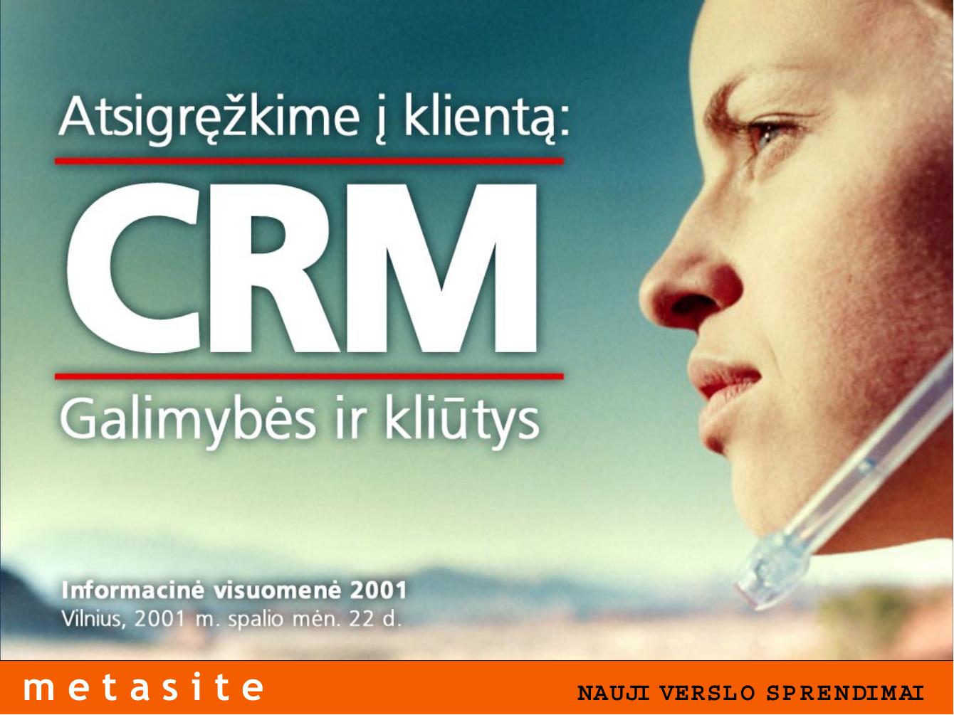 Microsoft PowerPoint - metasite.crm.infobalt2001.ppt