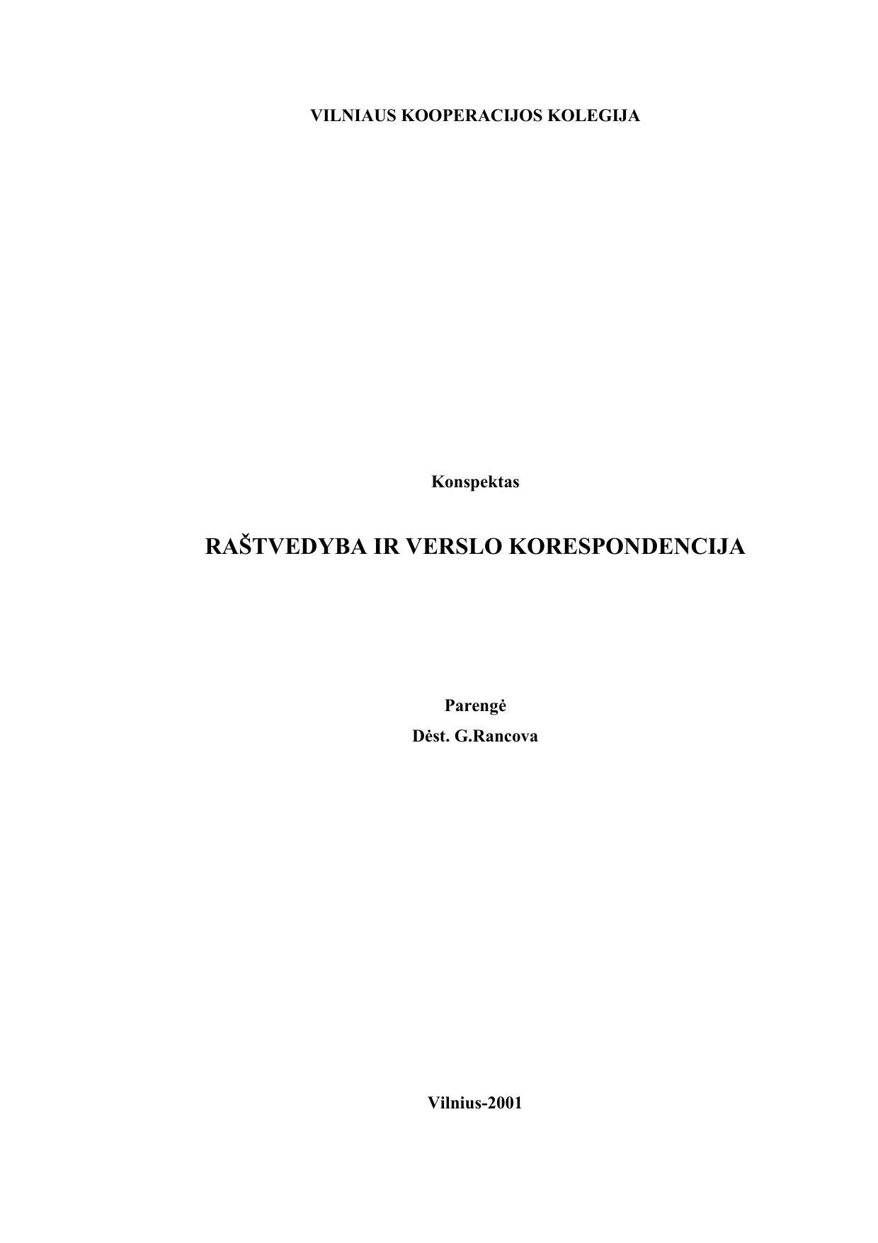 Microsoft Word - Rancova_rastvedyba.doc
