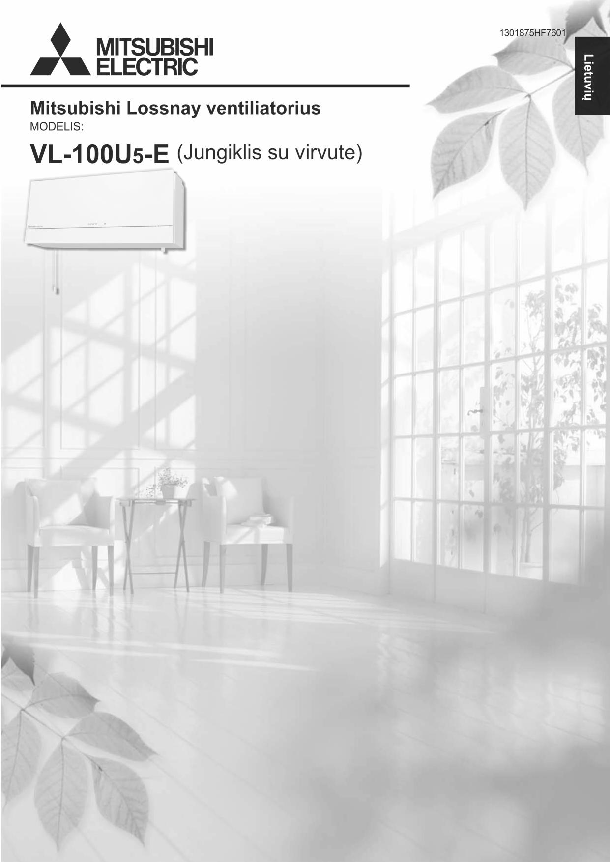 Mitsubishi VL-100U5-E - User Manual