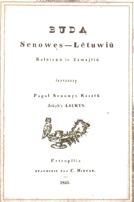 Būdas senovės lietuvių, kalnėnų ir žemaičių