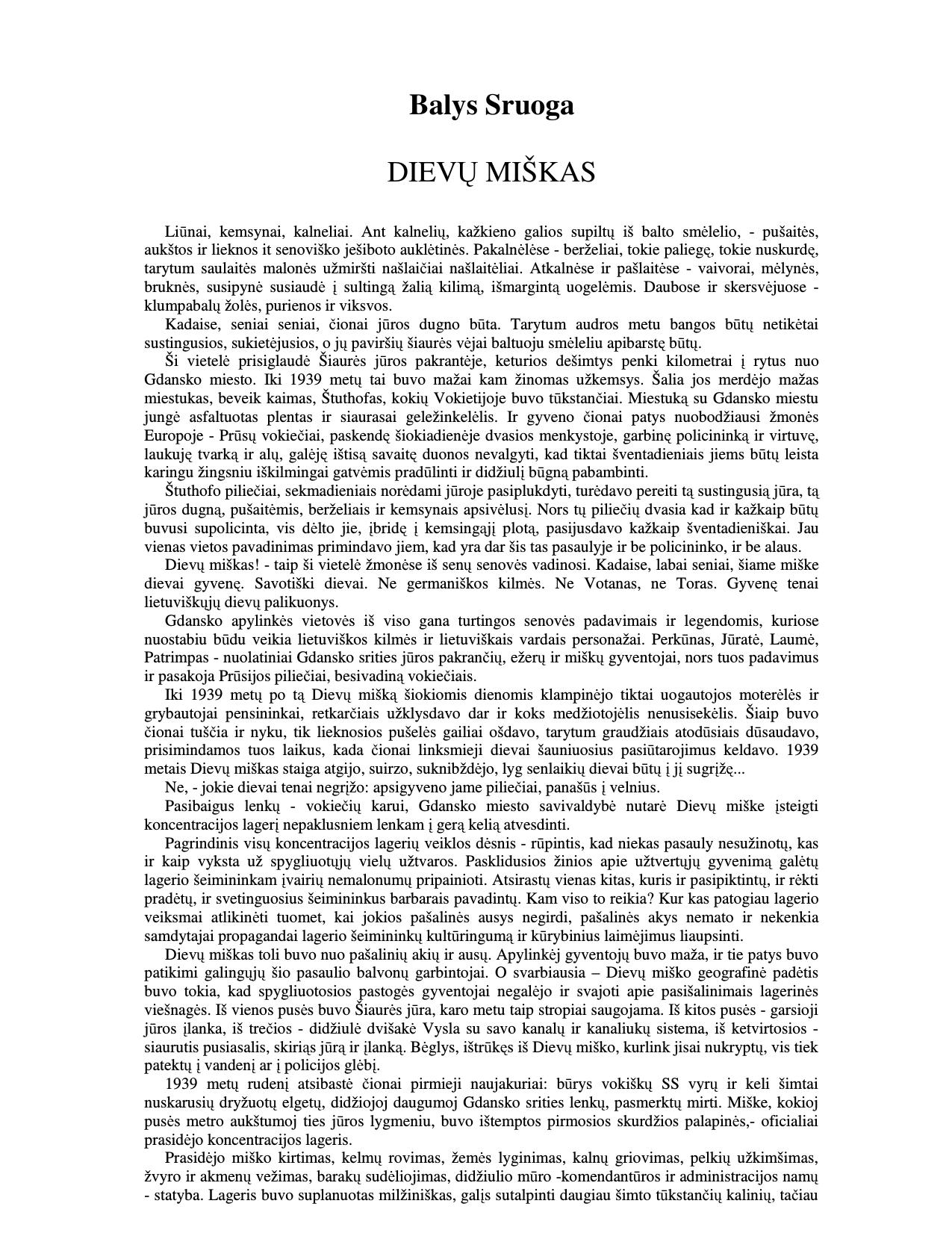 Microsoft Word - dievu miskas.doc