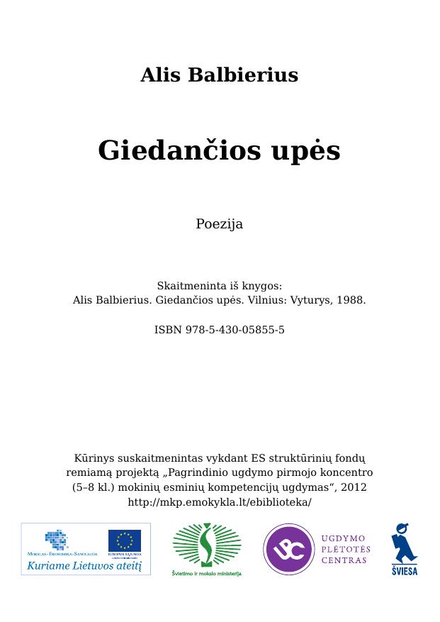 Giedančios upės
