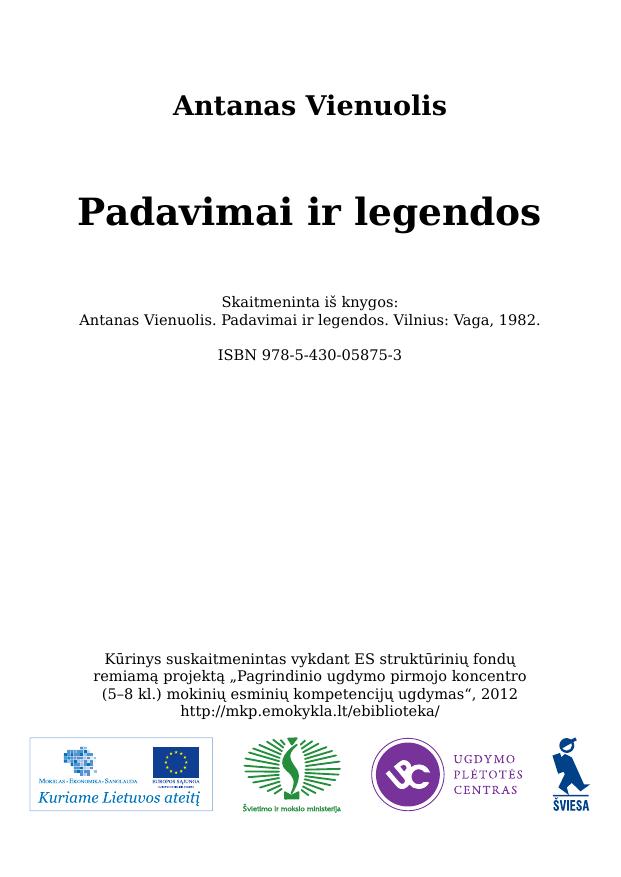 Padavimai ir legendos