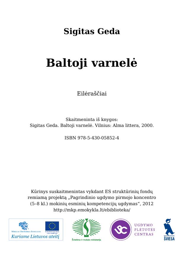 Baltoji varnelė