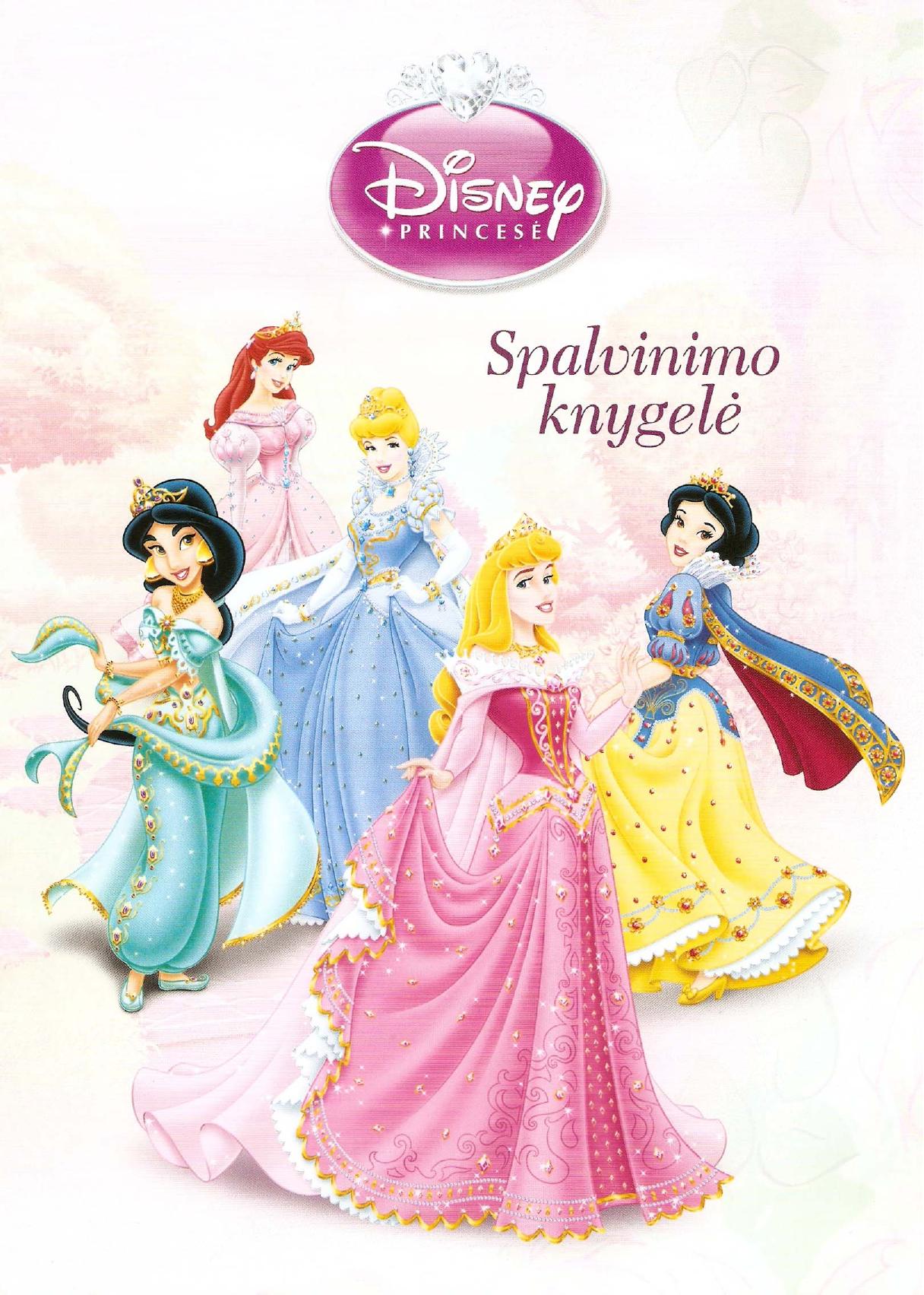 Dysney princesė. Spalvinimo knygelė (2011 LT)