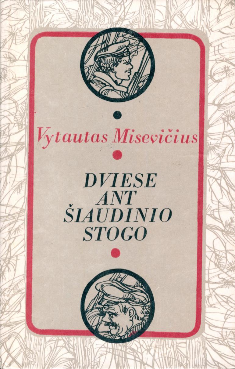 Dviese ant šiaudinio stogo