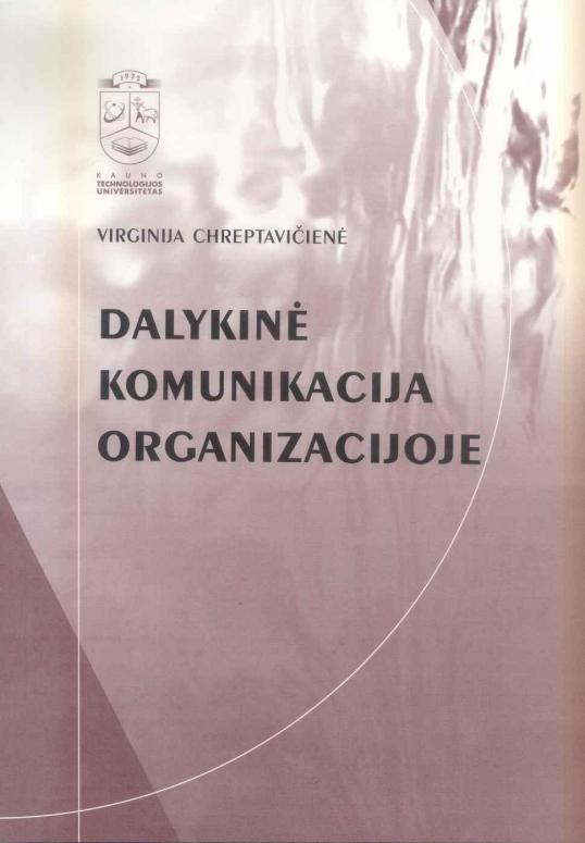 Dalykinė komunikacija organizacijoje