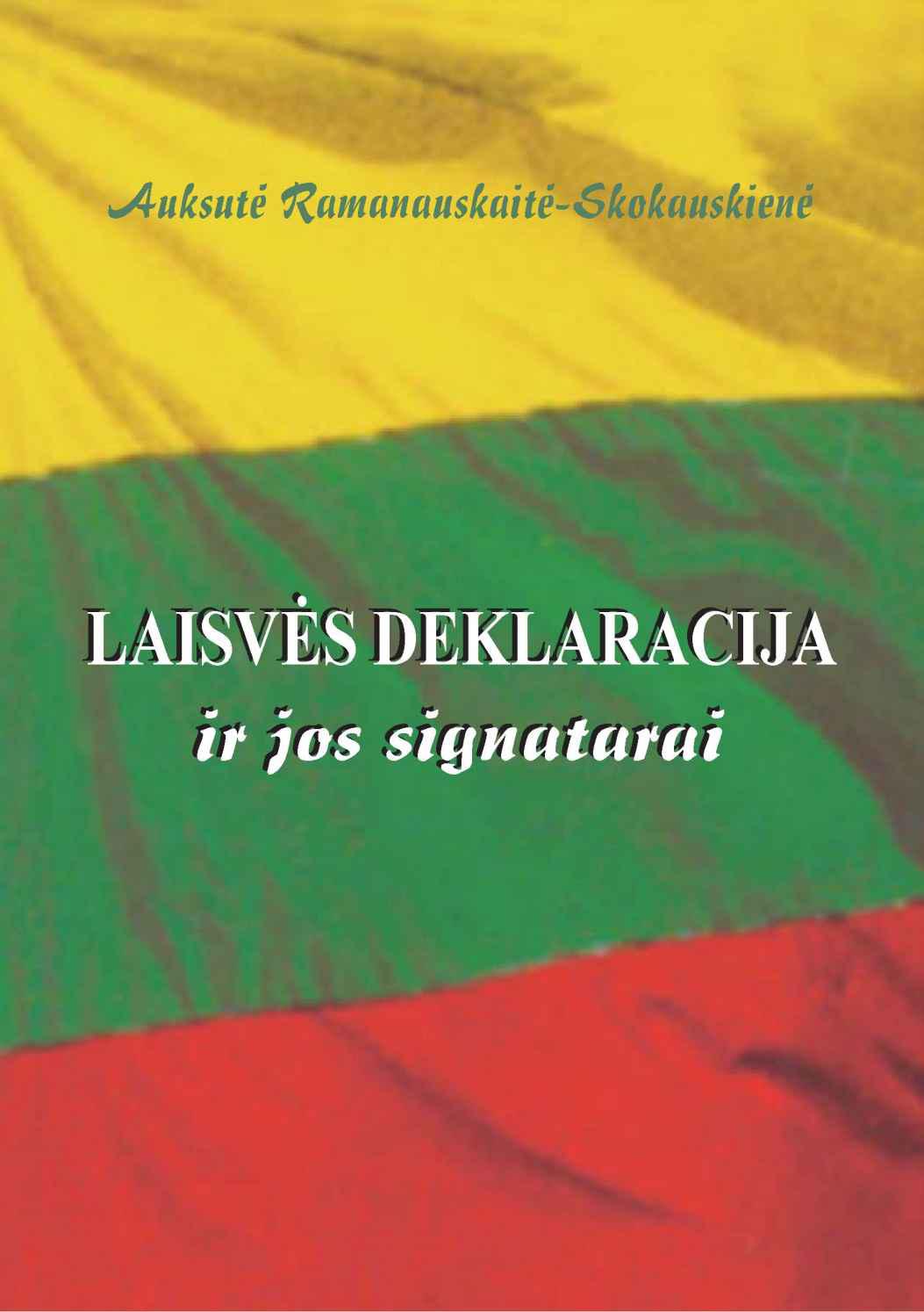 Laisvės deklaracija ir jos signatarai
