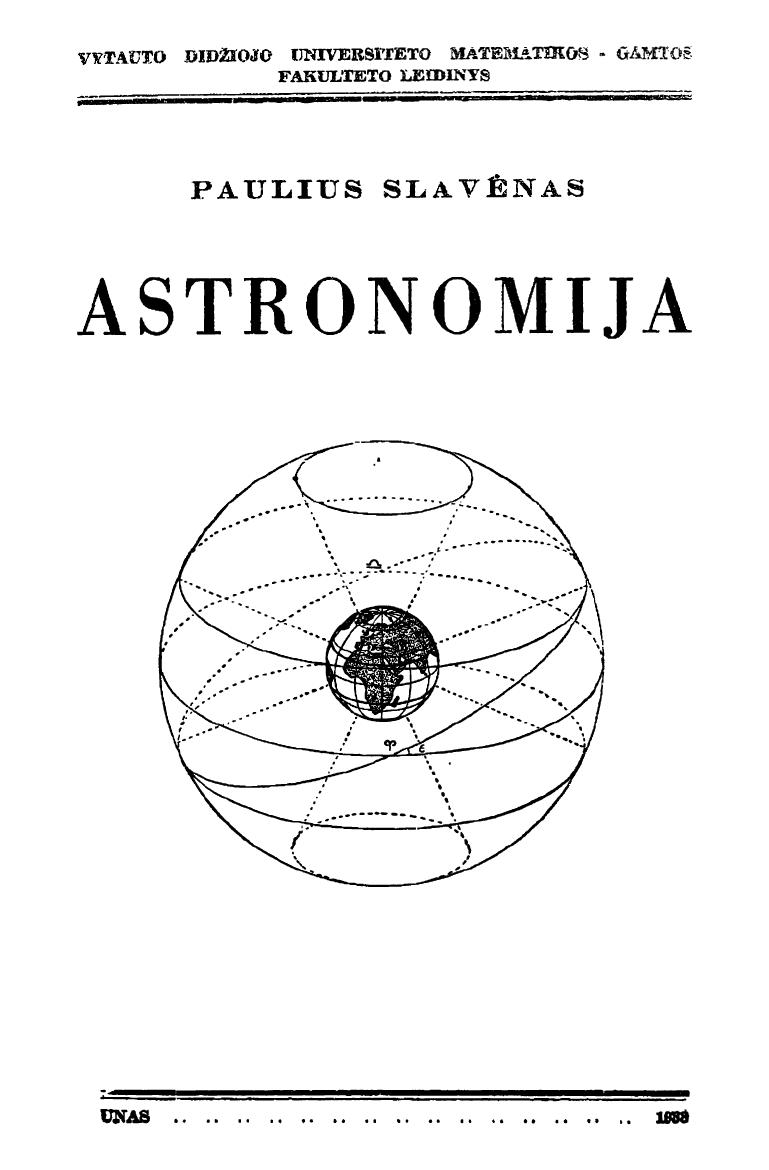 Astronomija 1 dalis