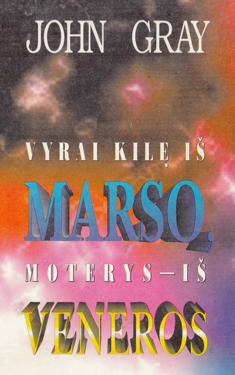 Vyrai kile is Marso moterys is Veneros