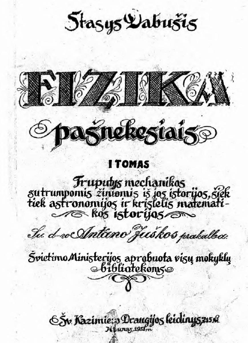 Fizika pašnekesiais 1 tomas