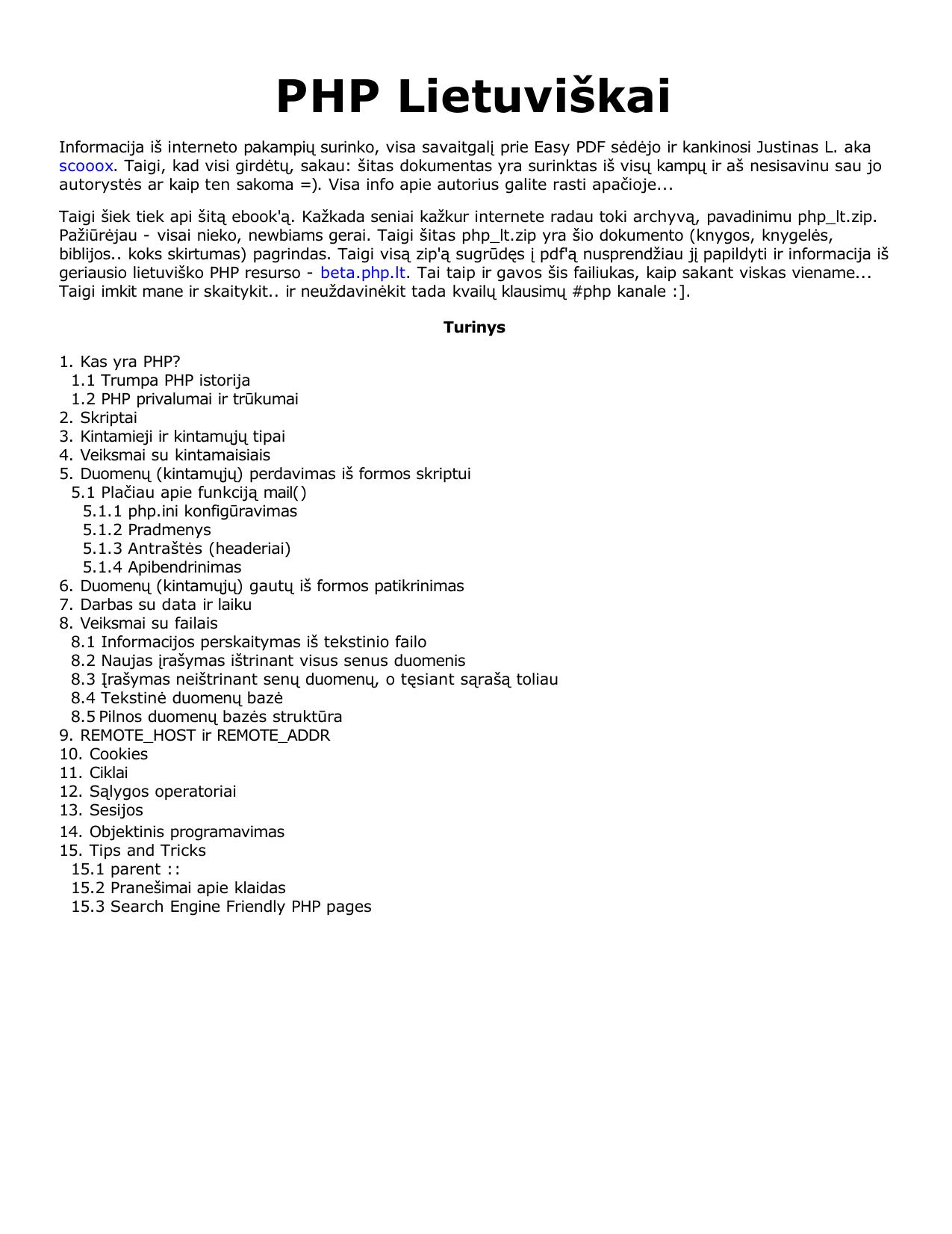 ebook-php lietuviskai (lt)