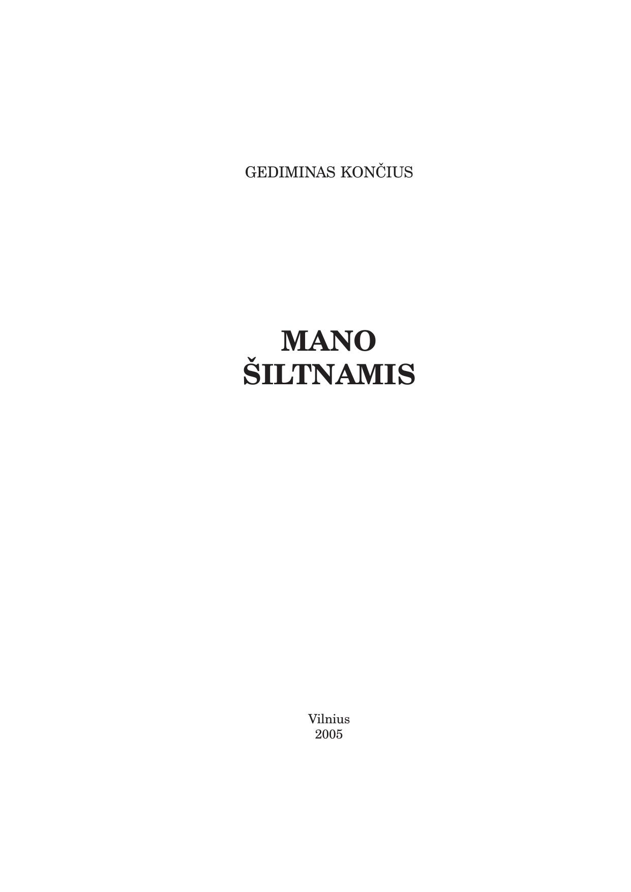 Mano šiltnamis