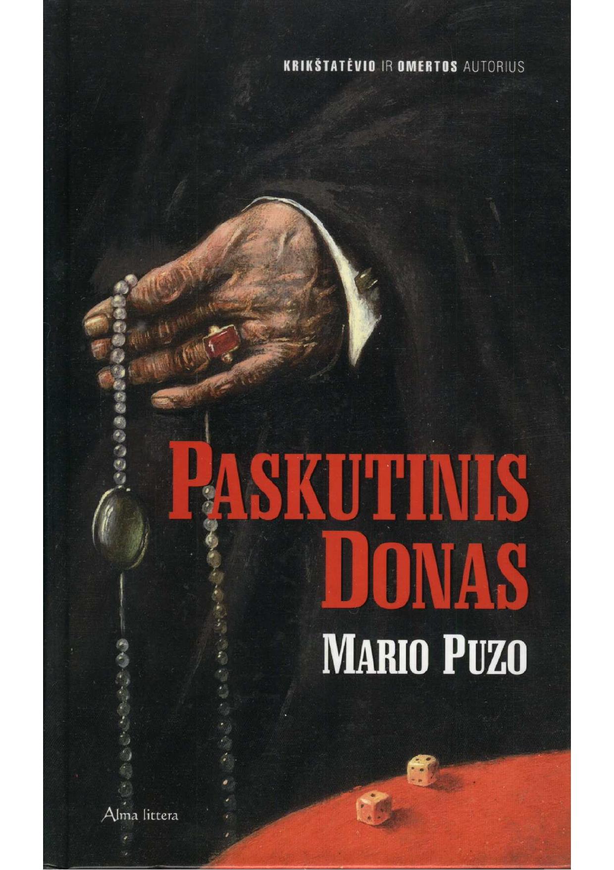 Mario puzo Paskutinis Donas