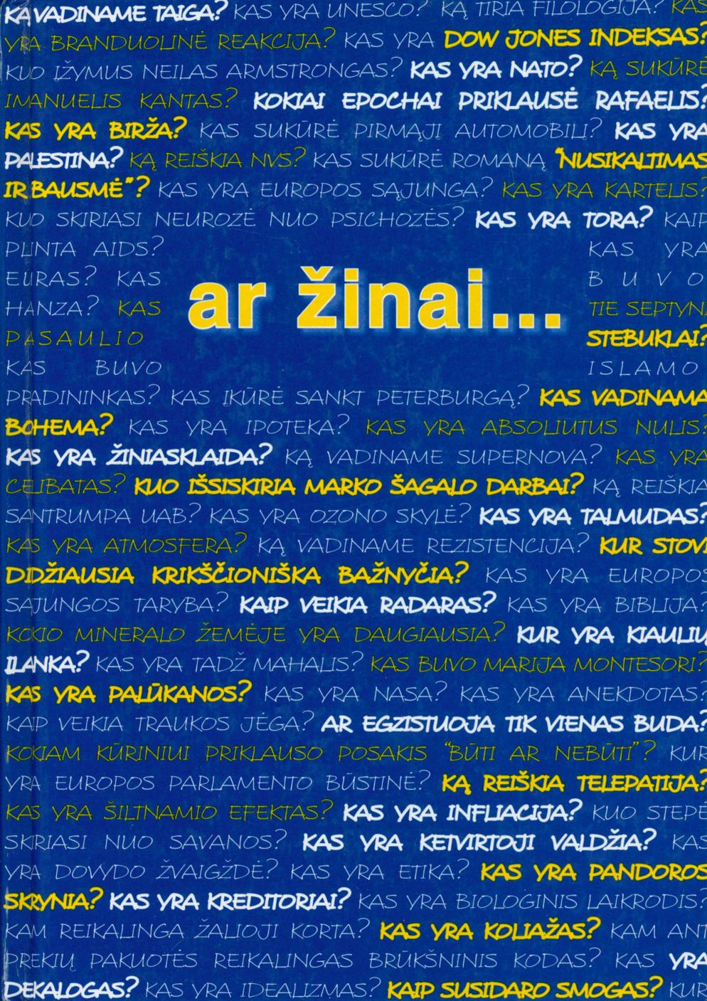 Ar žinai...