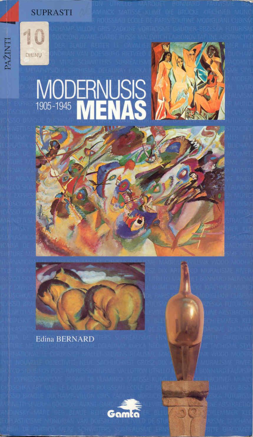 Edina.Bernard.-.Modernusis.menas.1905-1945.2000.LT