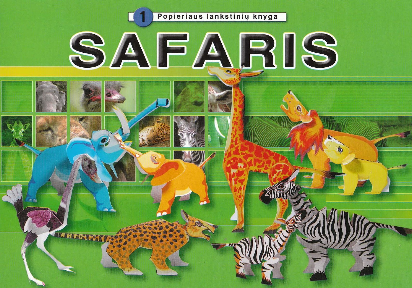 Popieriaus lankstinių knyga Safaris -2001 CNN