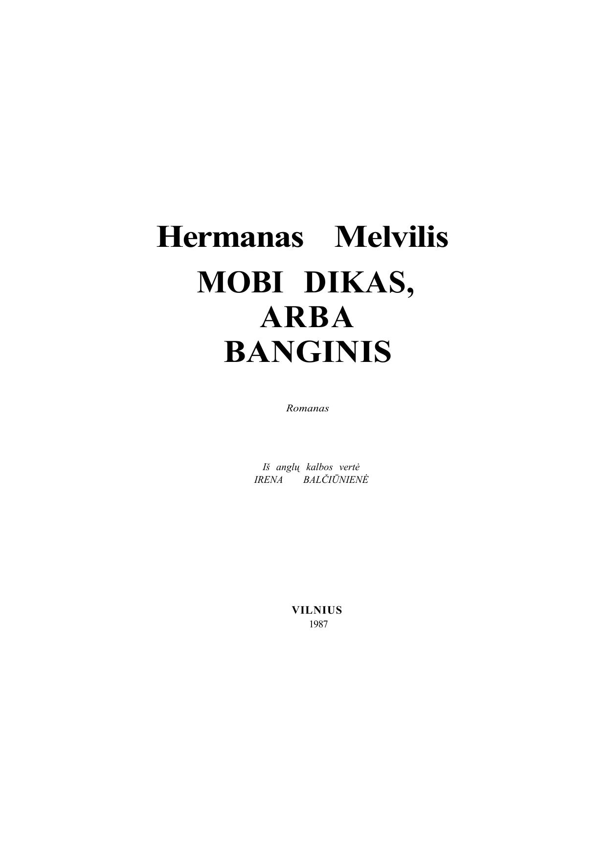 PLB.040.Hermanas.Melvilis.-.Mobi.Dikas.arba.Banginis.1989.LT