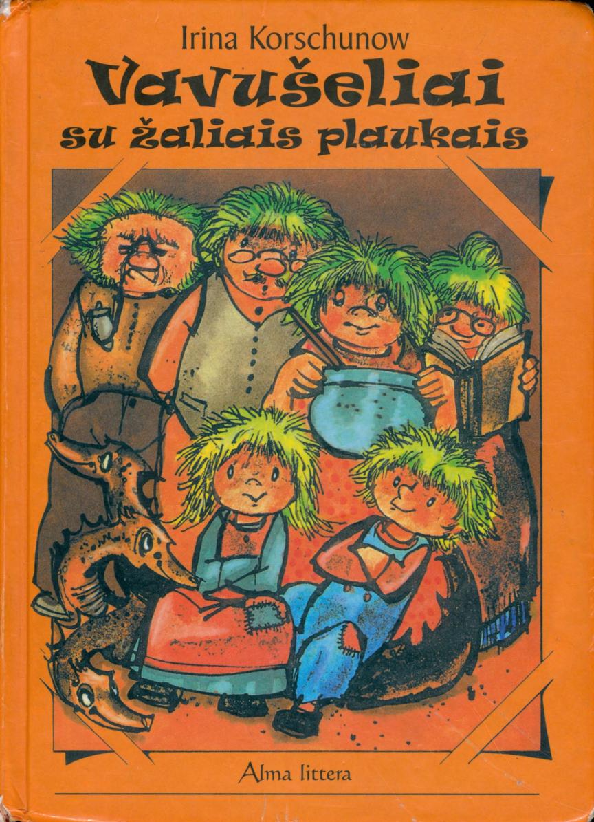 Vavušeliai su žaliais plaukais
