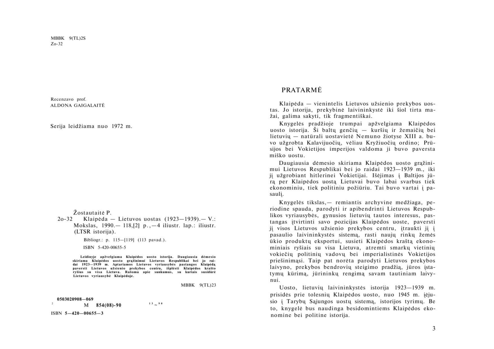 Zostautaite.P.-.Klaipeda.—.Lietuvos.uostas.1990