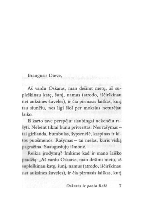 Oskaras ir ponia Rožė