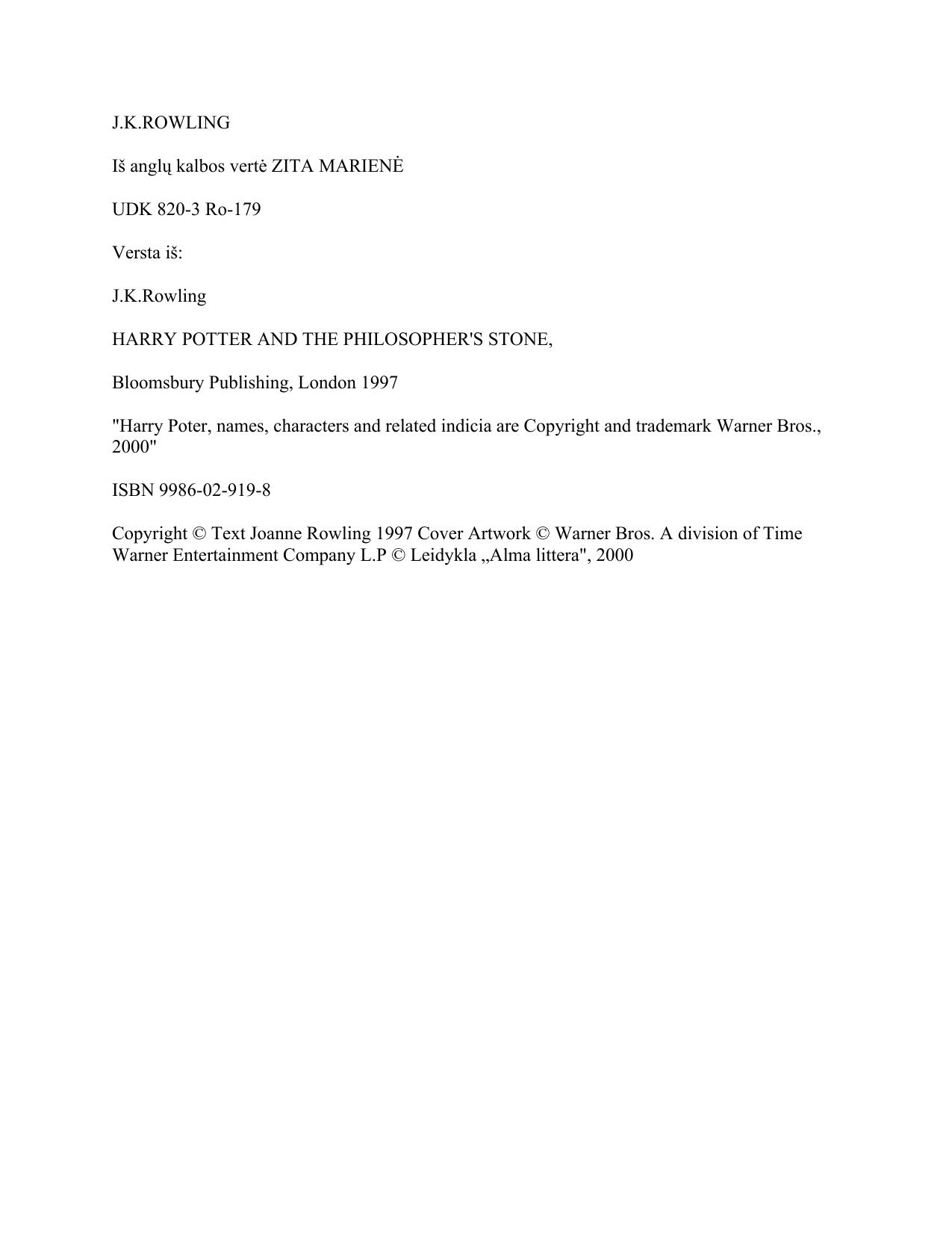J.K.Rowling.-.Haris.Poteris.ir.isminties.akmuo.2000.LT.Rimvis