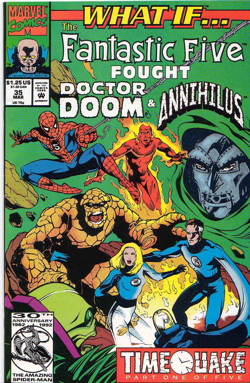 What If V2 035 ..The Fantastic Five Fought Dr Doom And Annih