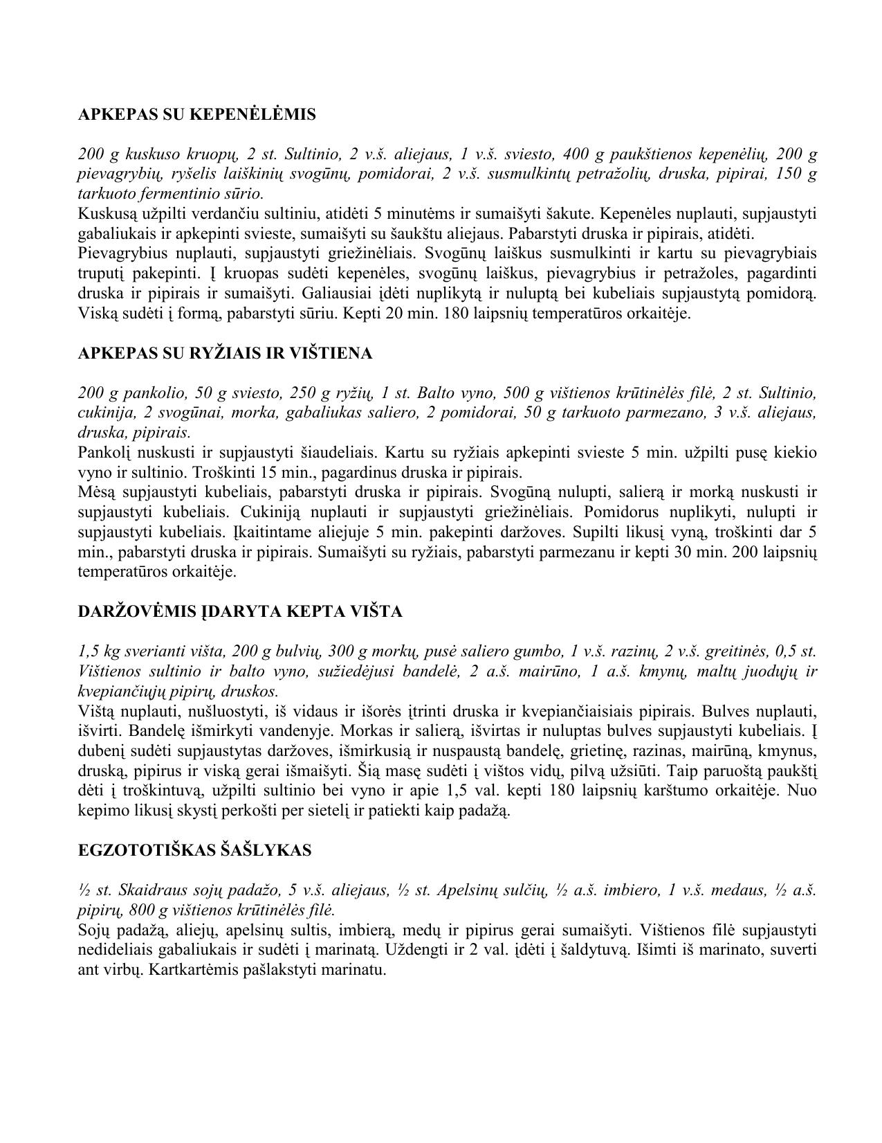 VIŠTIENOS KIMŠTOS KRŪTINĖLĖS SU RYŽIAIS